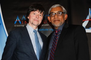 With famed documentary director Ken Burns at Awards Dinner for Atlantic Institute of Jacksonville